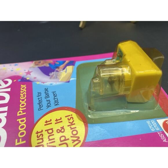Vintage 90s BARBIE Food Processor • Wind Up Doll House Toy Accessory • NOS - Picture 7 of 10